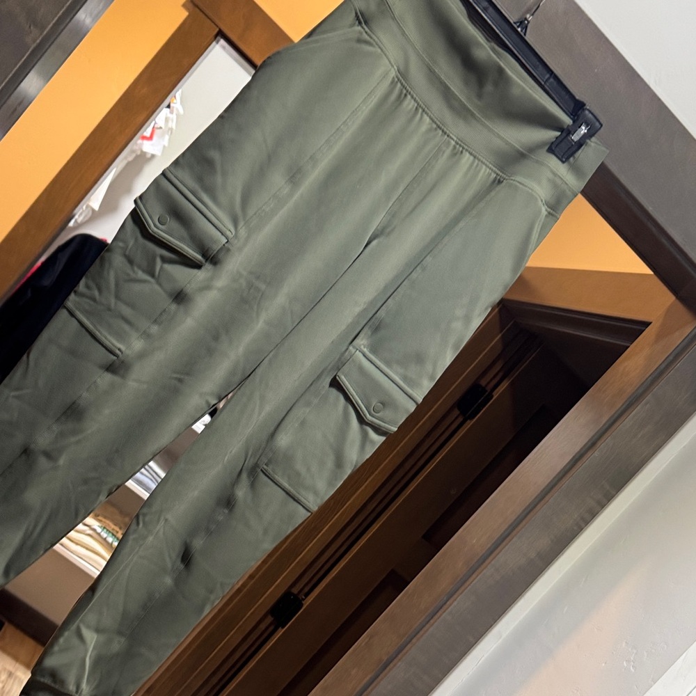 Athleta Olive Cargo Joggers